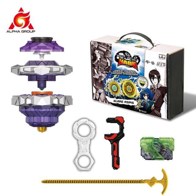 Conjunto Beyblade Com Lançador Alta Qualidade